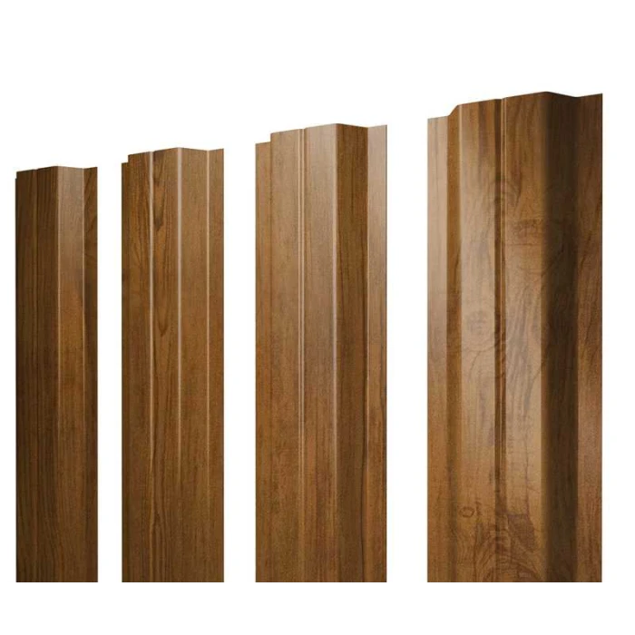 Штакетник П-образный А Grand Line 0,4 Print Premium Golden Wood Golden Wood